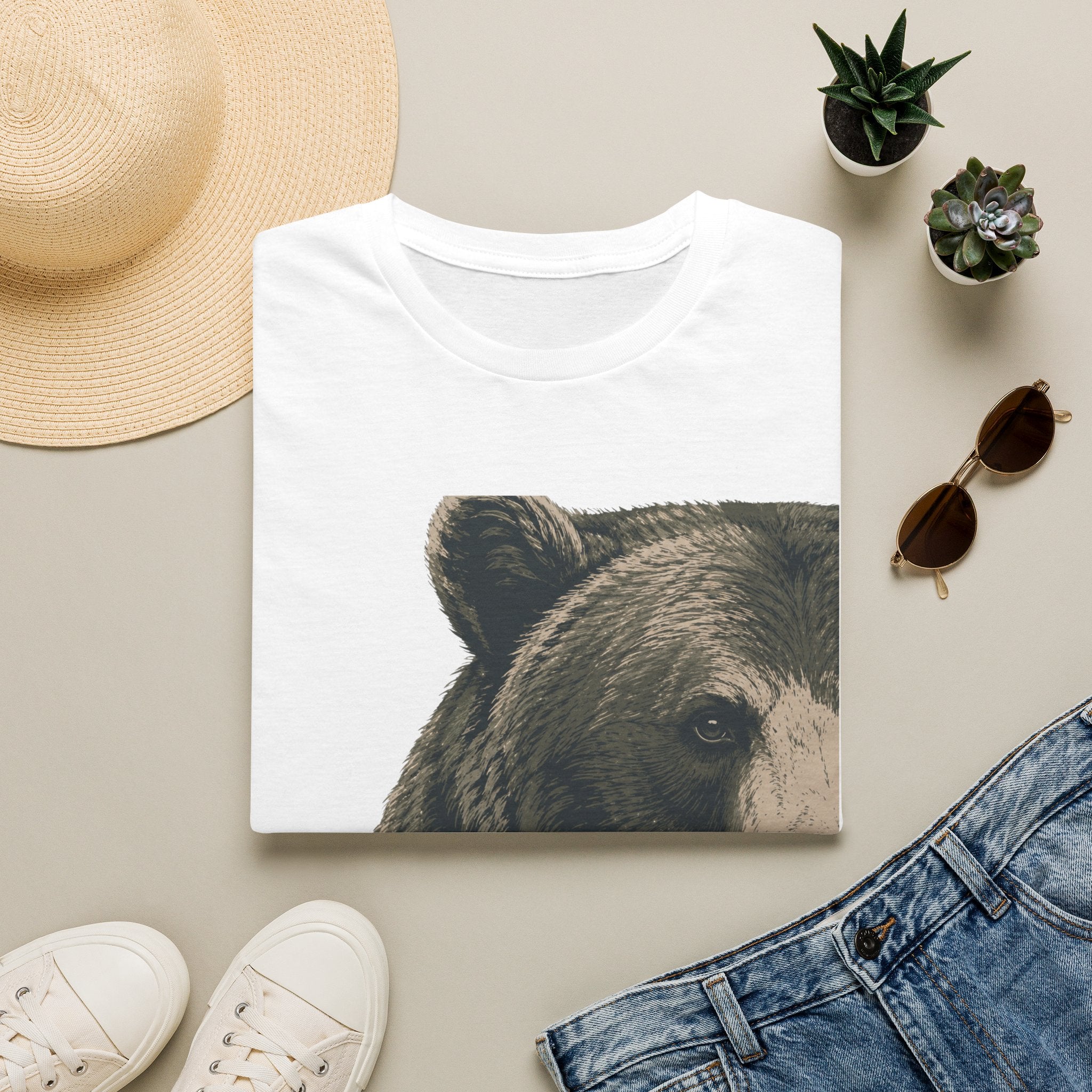 Bear Cropped T-Shirt