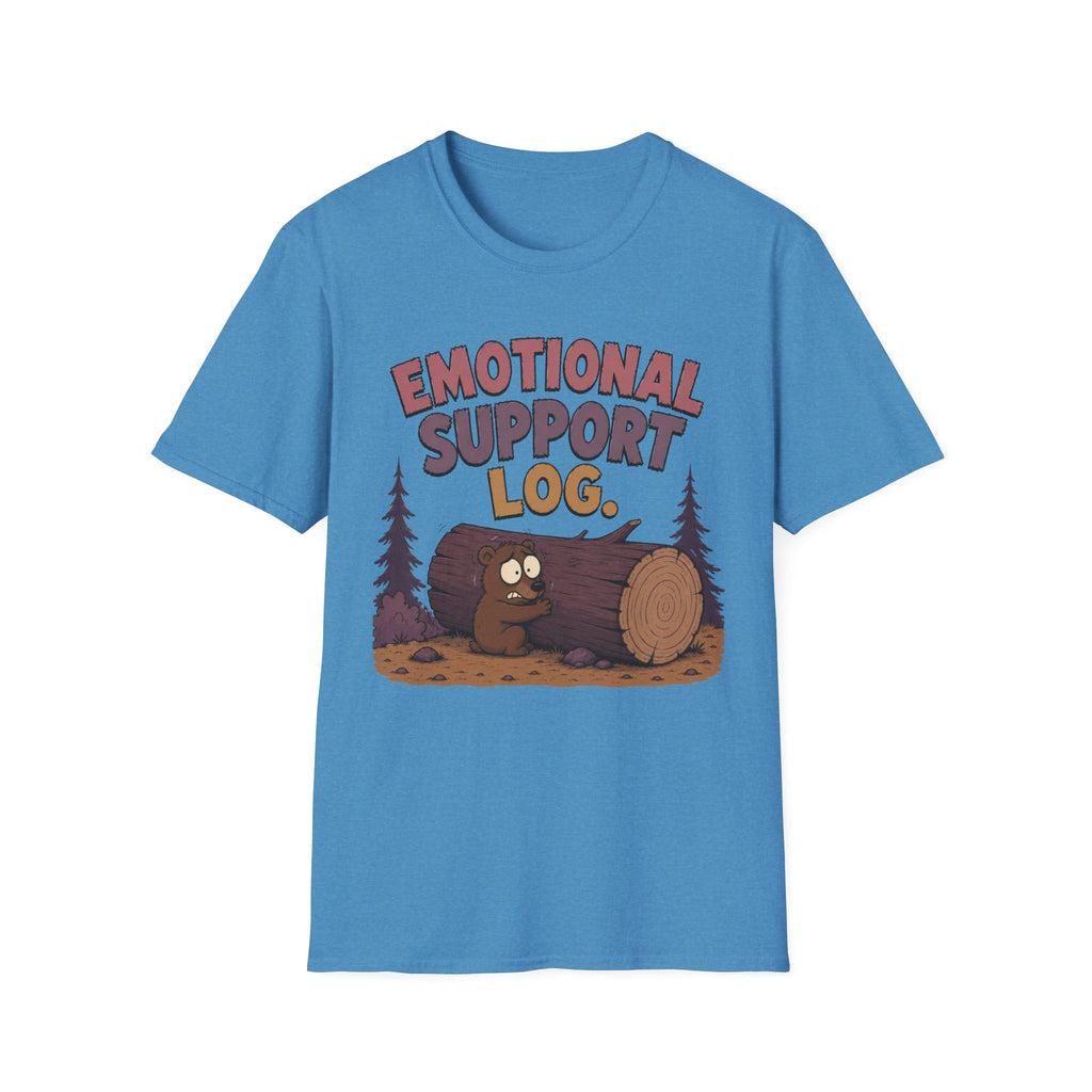 Emotional Support Log T-Shirt