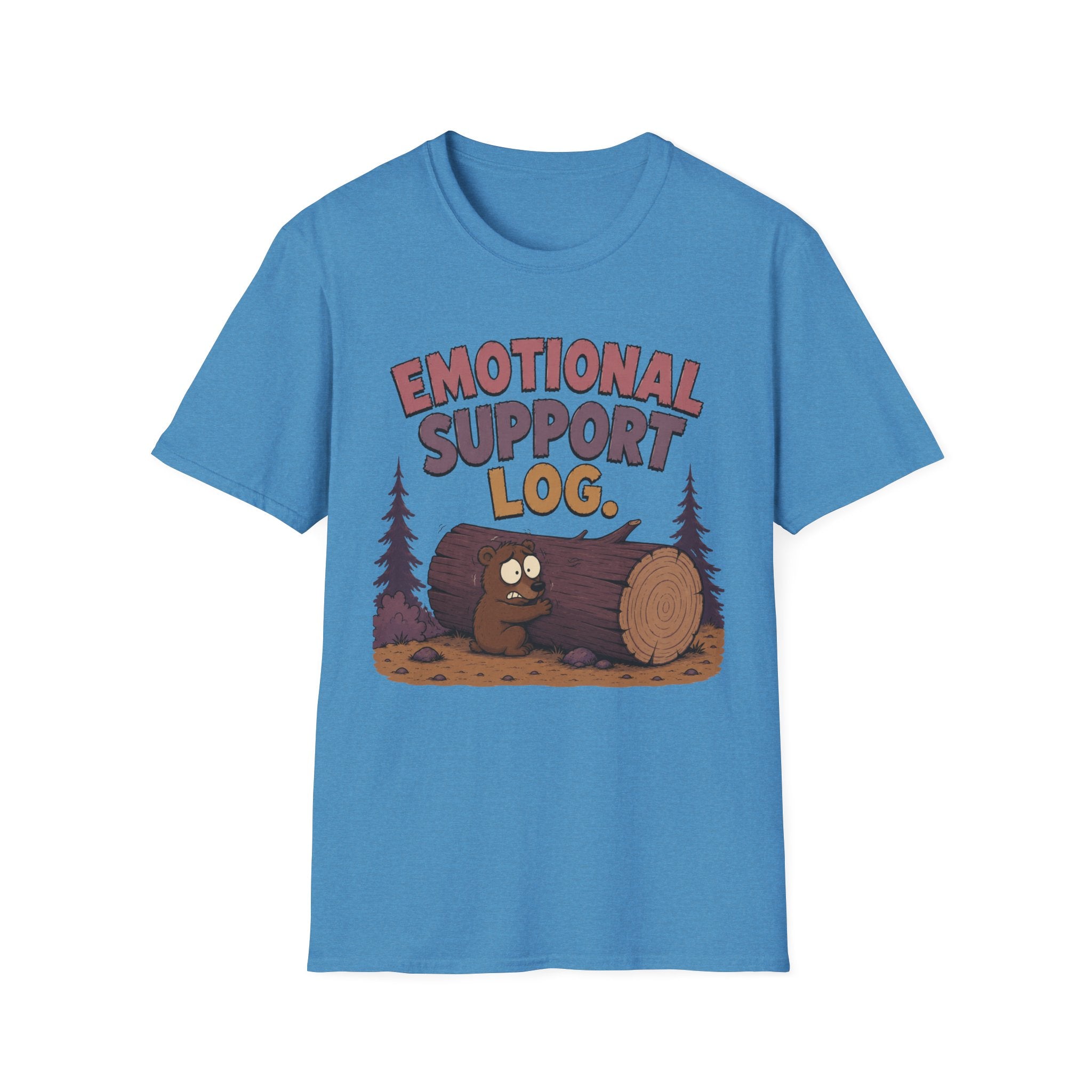 Emotional Support Log T-Shirt