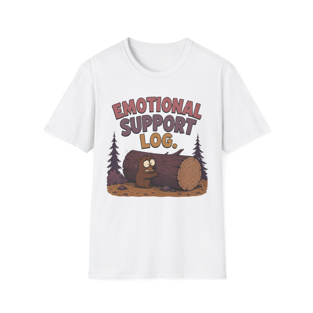 Emotional Support Log T-Shirt