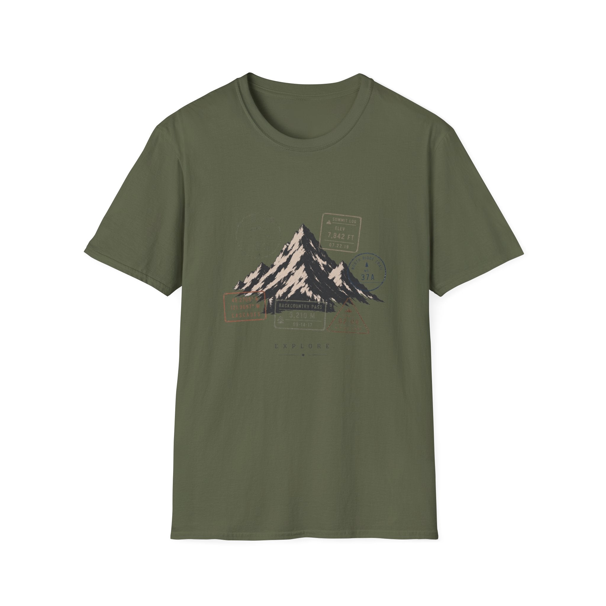 Explore Stamp Mountain T-Shirt