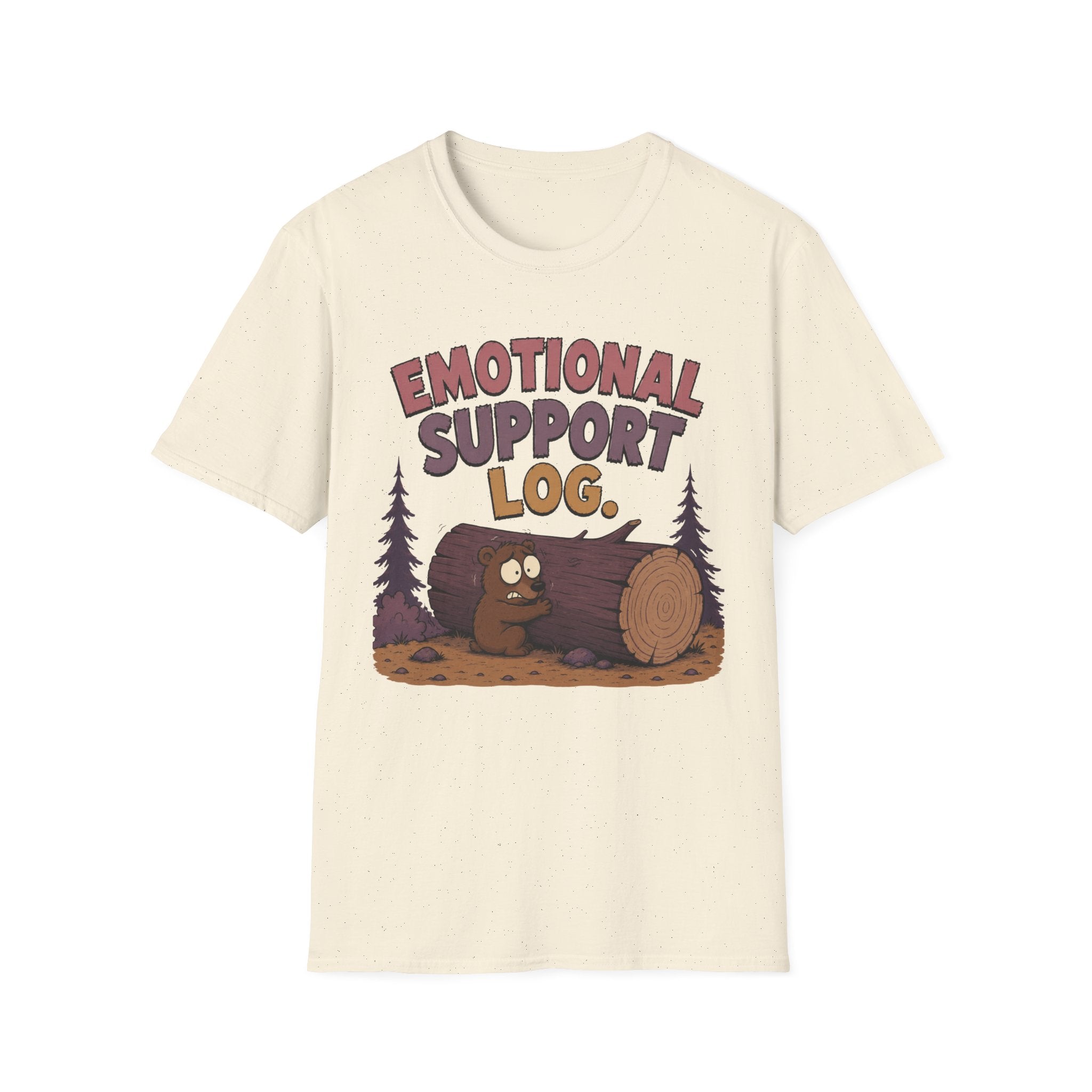 Emotional Support Log T-Shirt