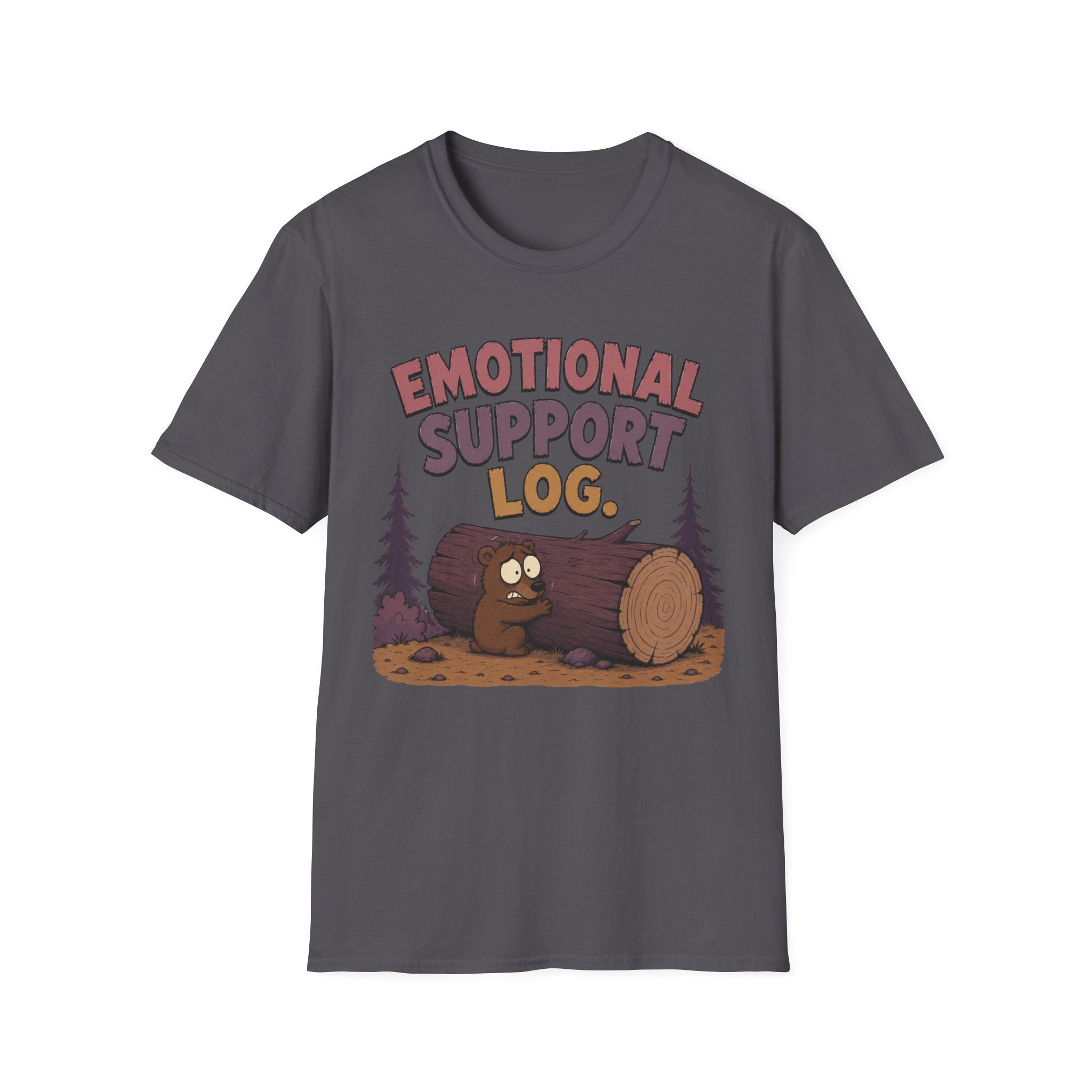 Emotional Support Log T-Shirt