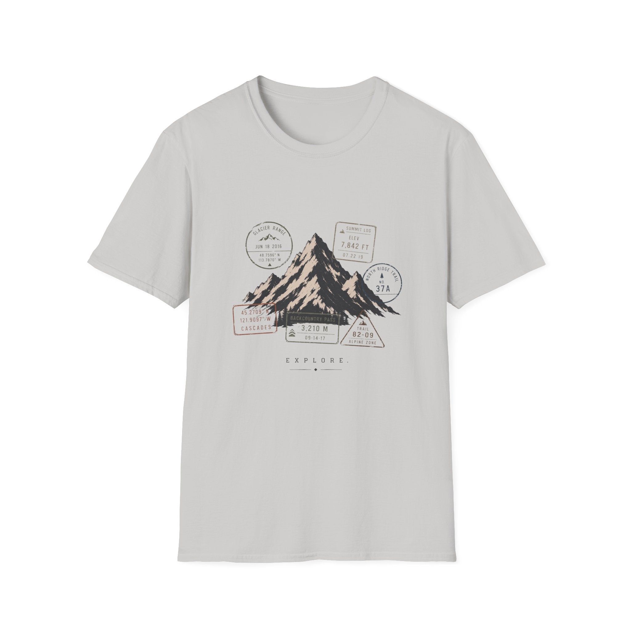 Explore Stamp Mountain T-Shirt