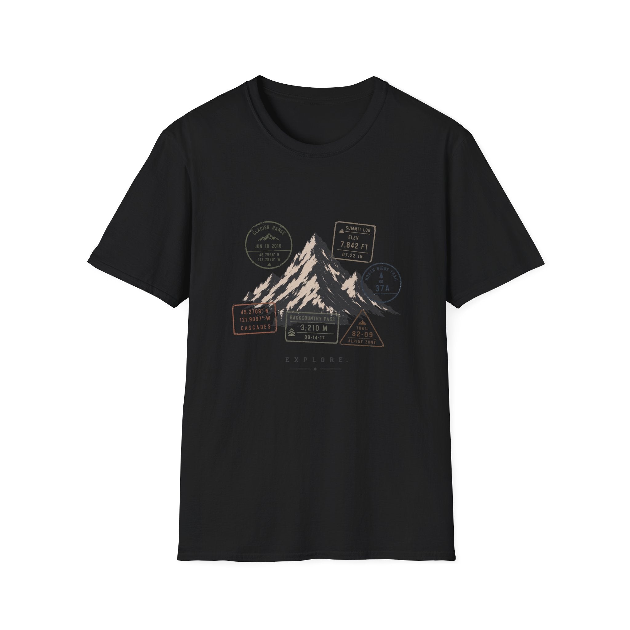 Explore Stamp Mountain T-Shirt