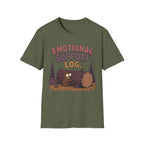 Emotional Support Log T-Shirt