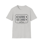 Coordinates Mt Rainier T-Shirt