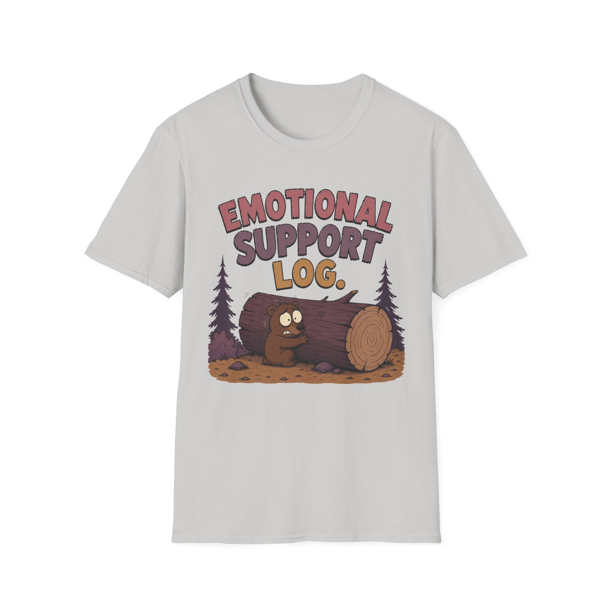 Emotional Support Log T-Shirt