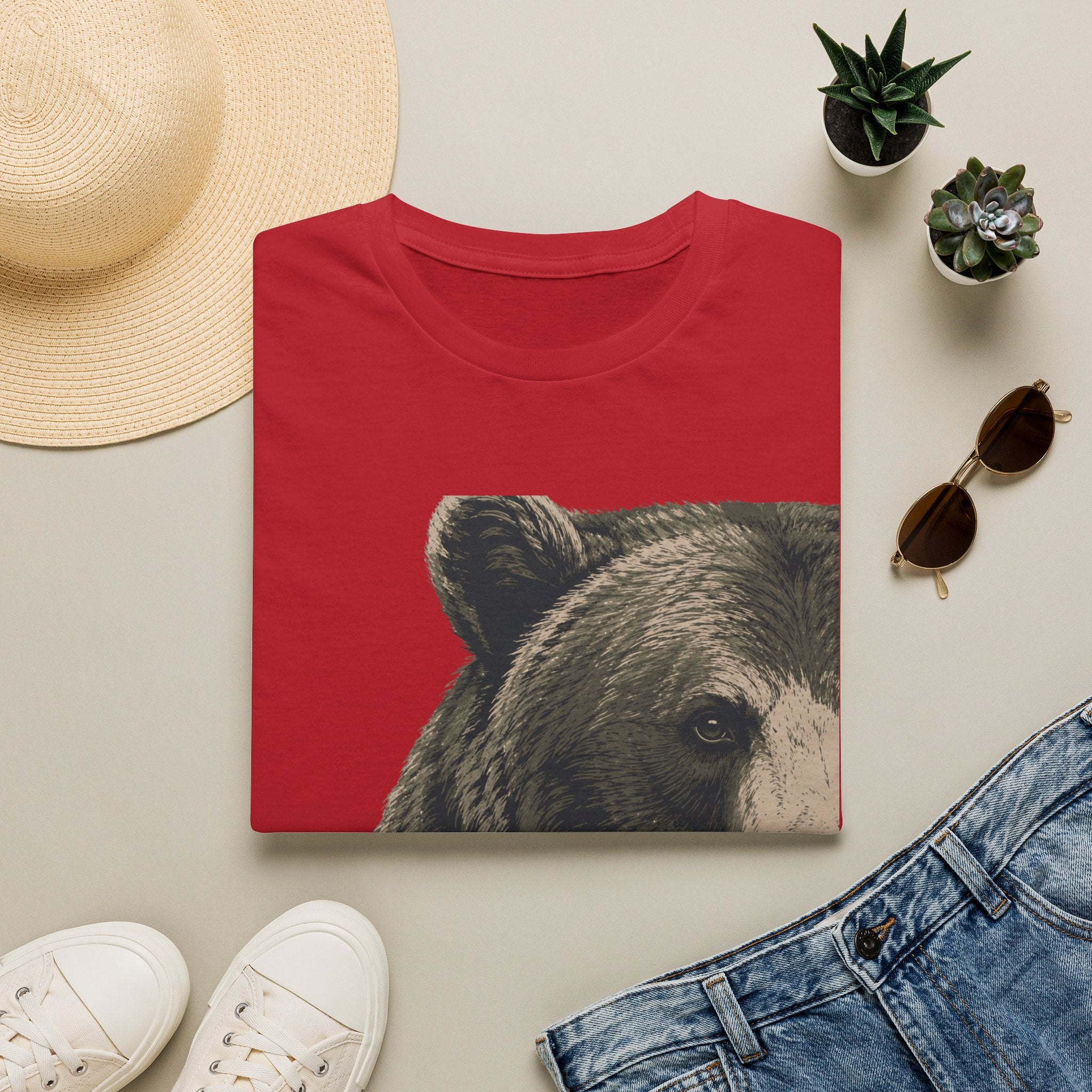 Bear Cropped T-Shirt
