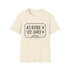 Coordinates Mt Rainier T-Shirt