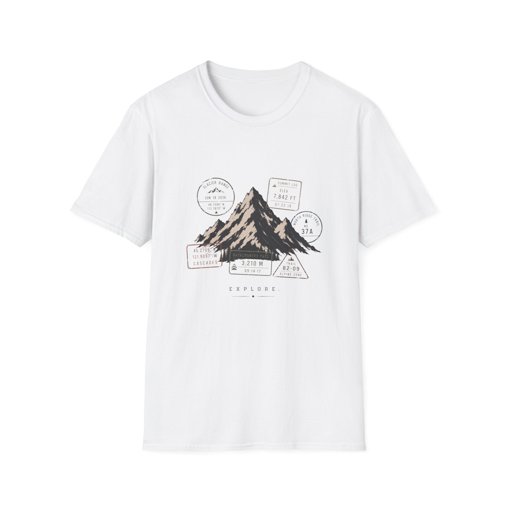 Explore Stamp Mountain T-Shirt