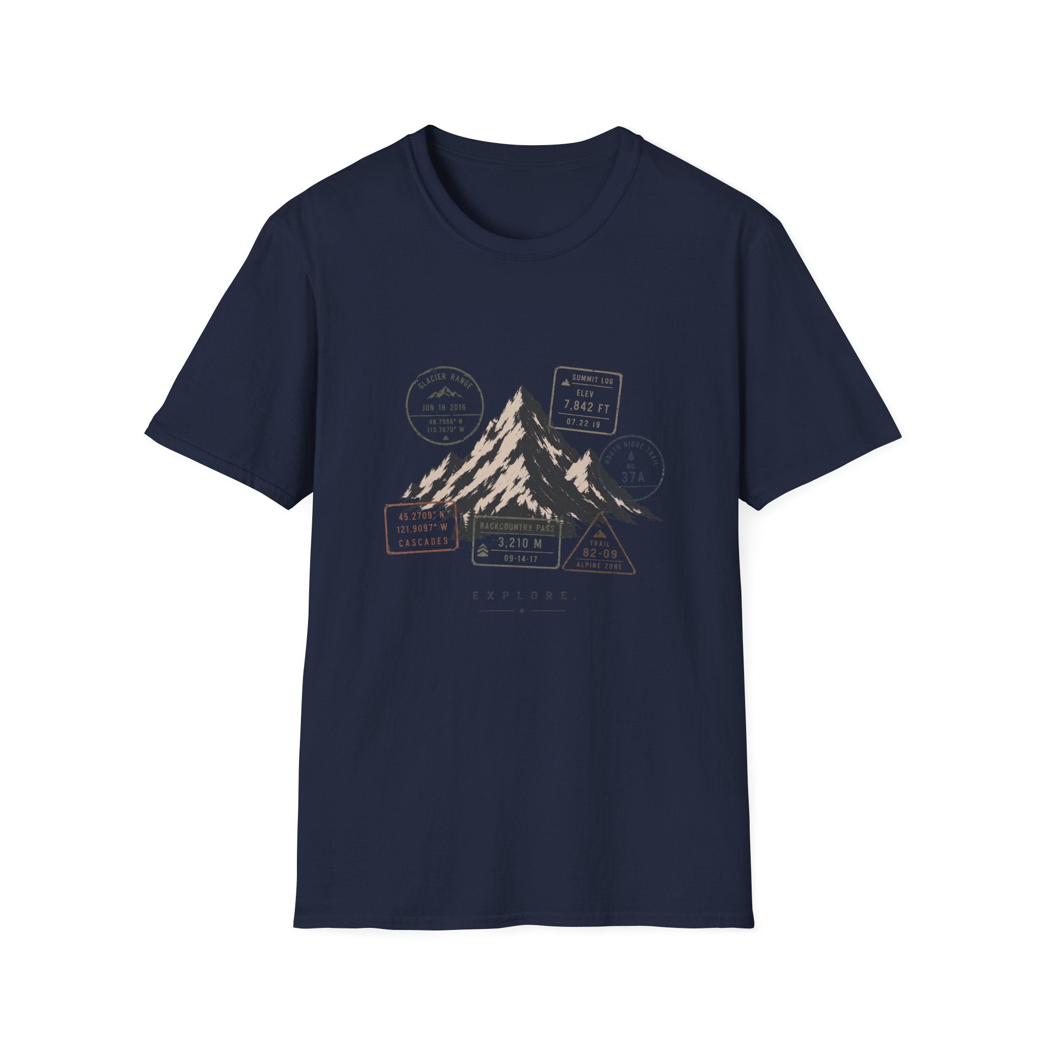 Explore Stamp Mountain T-Shirt