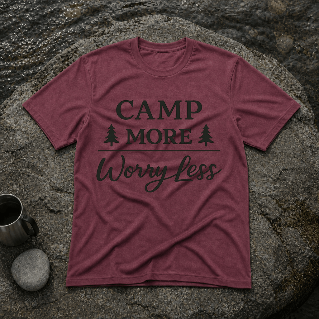 Camp More Worry Less T-Shirt