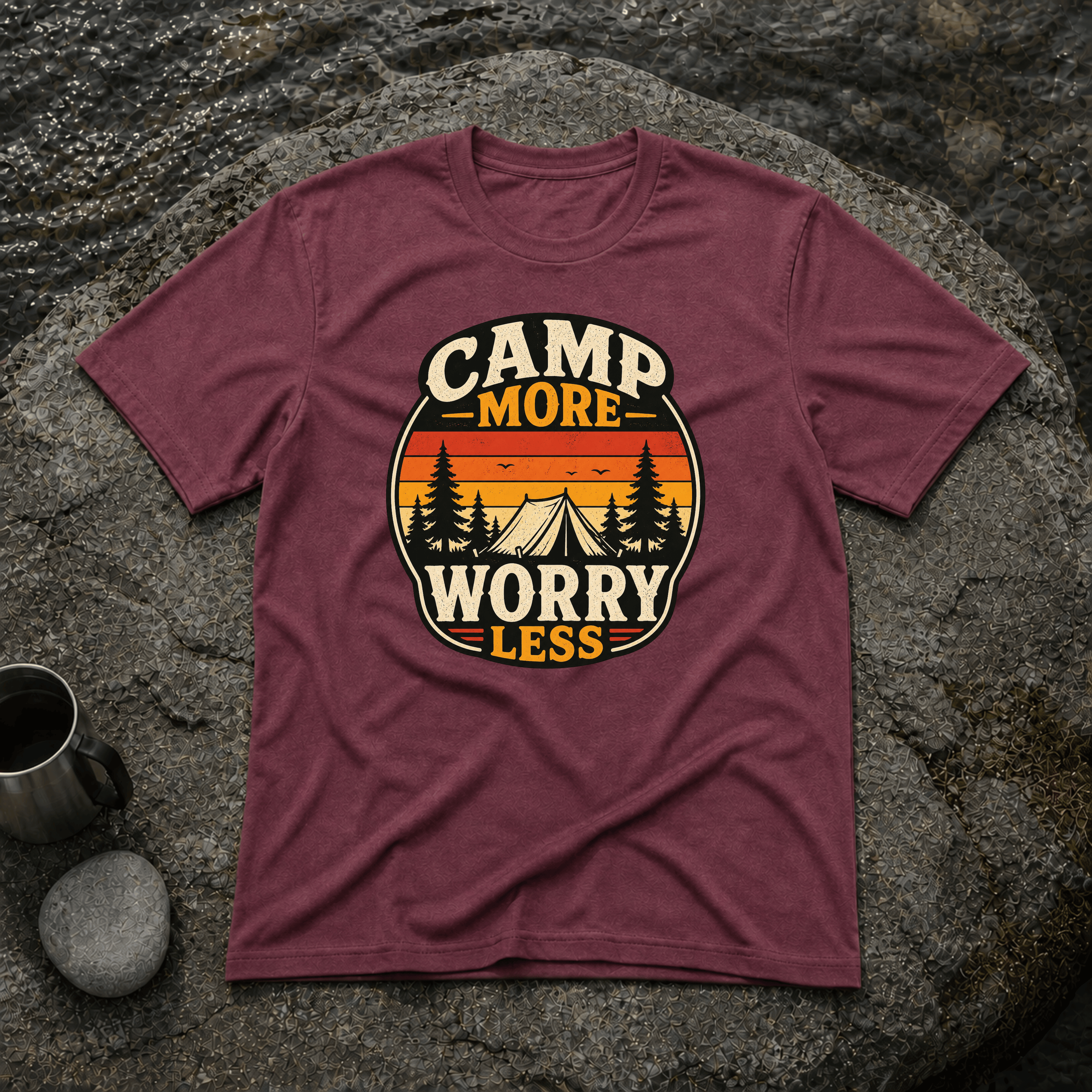 Camp More Worry Less T-Shirt