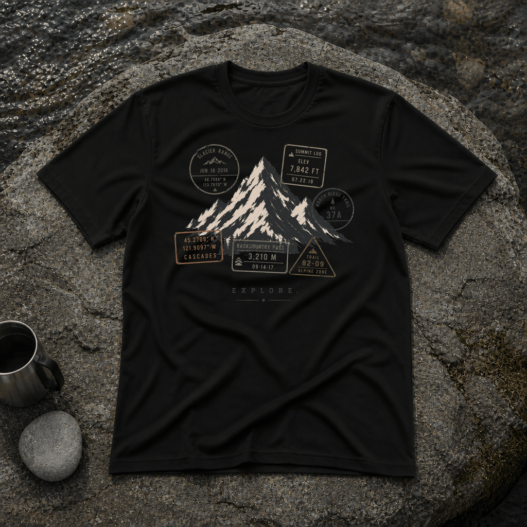 Explore Stamp Mountain T-Shirt
