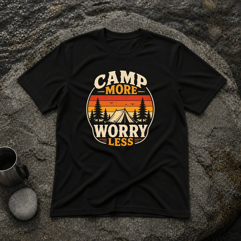 Camp More Worry Less T-Shirt