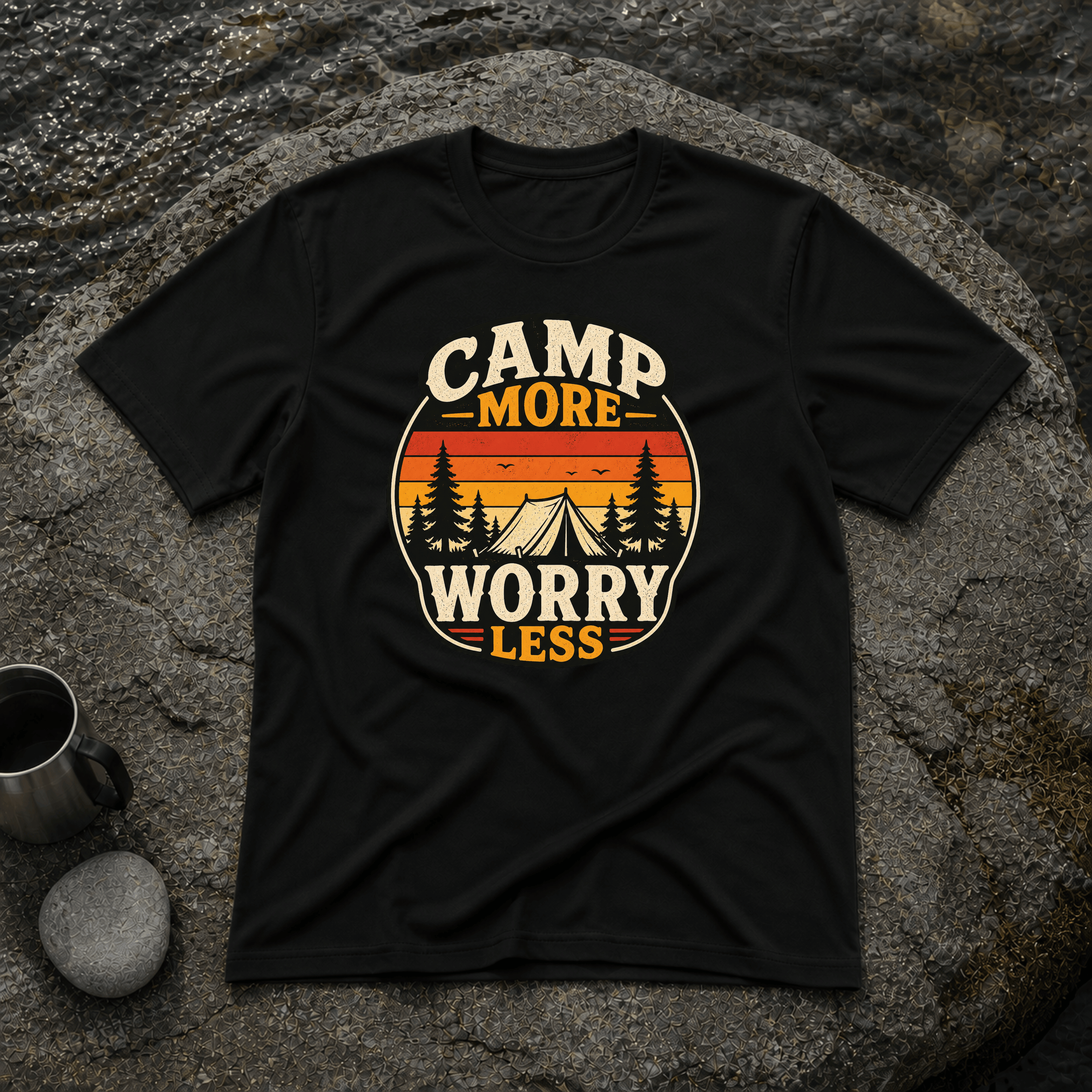 Camp More Worry Less T-Shirt