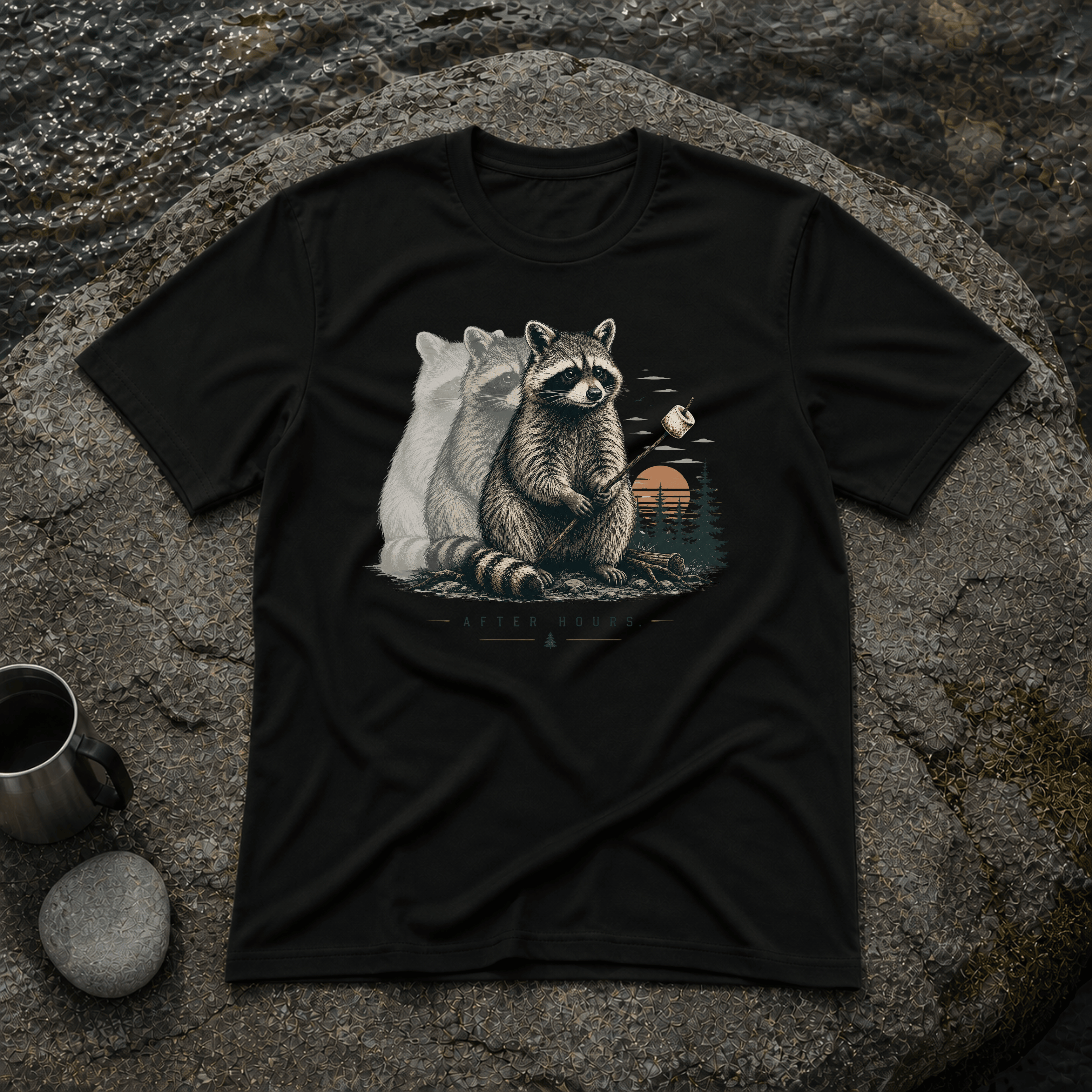 Fading Racoon T-Shirt