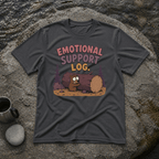 Emotional Support Log T-Shirt