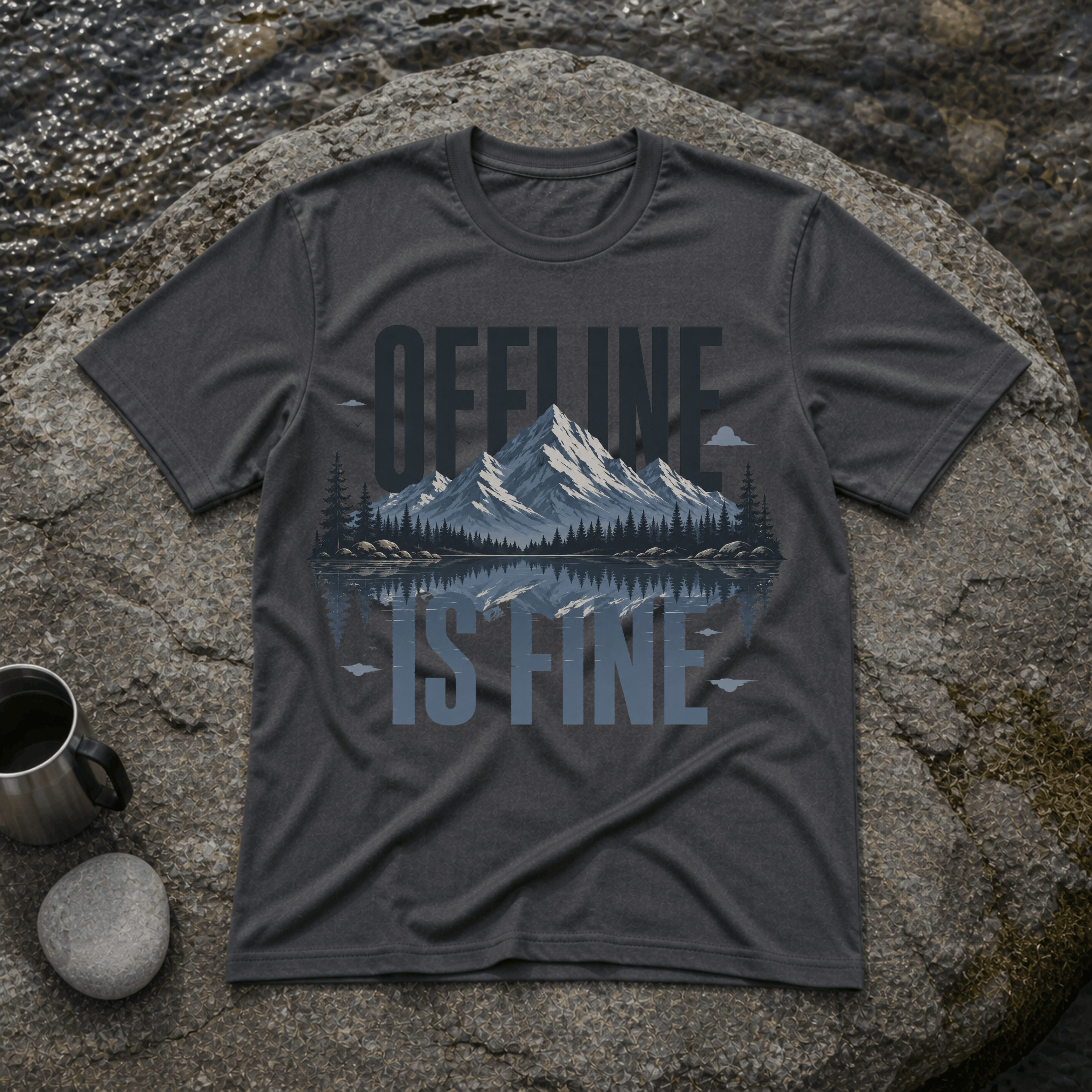 Offline is Fine T-Shirt
