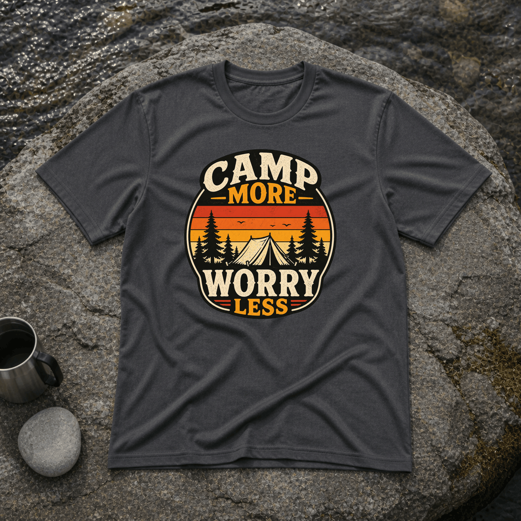 Camp More Worry Less T-Shirt