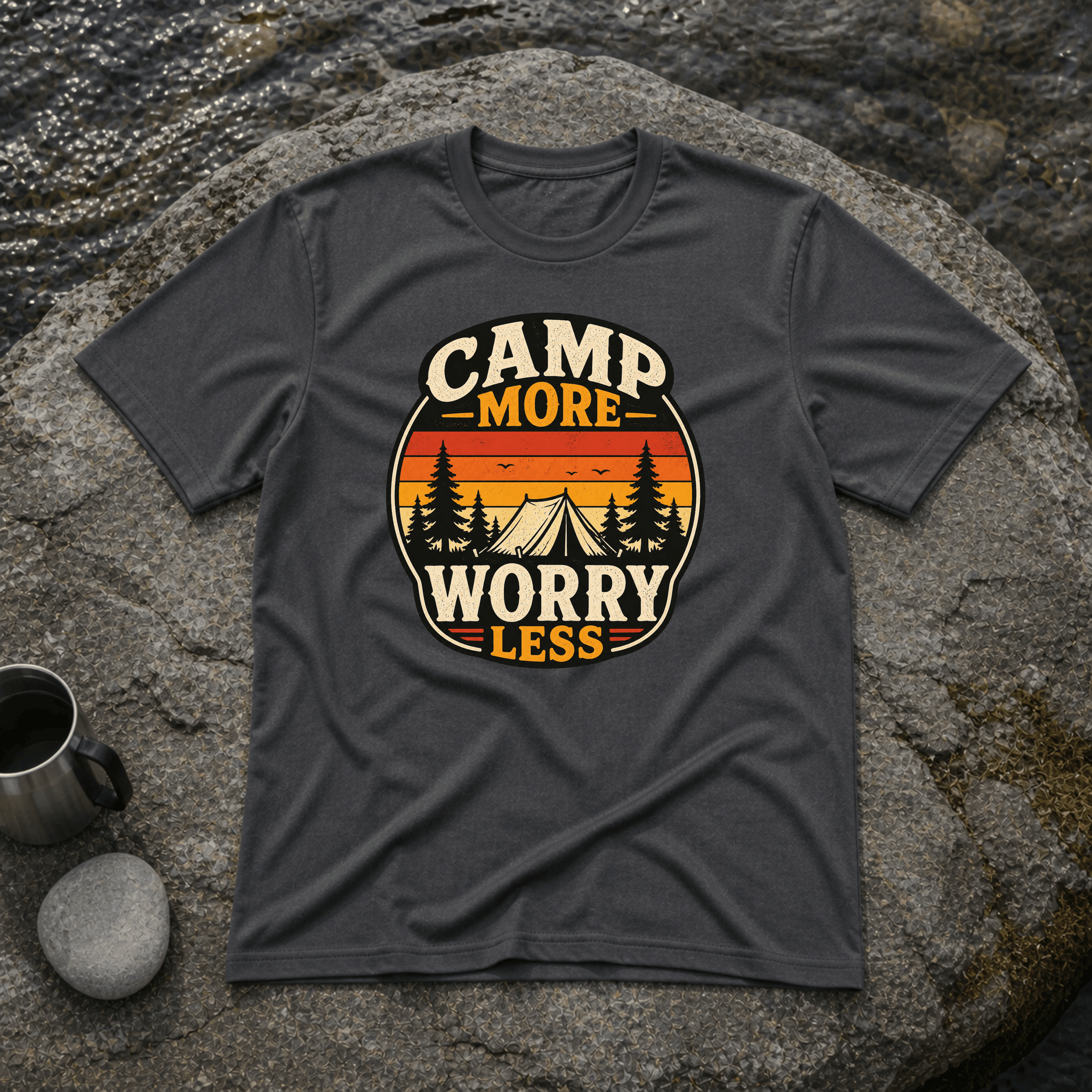 Camp More Worry Less T-Shirt