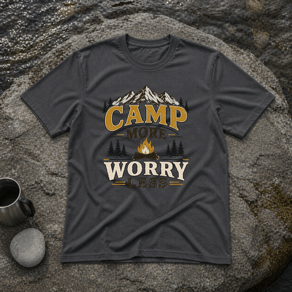 Camp More Worry Less T-Shirt