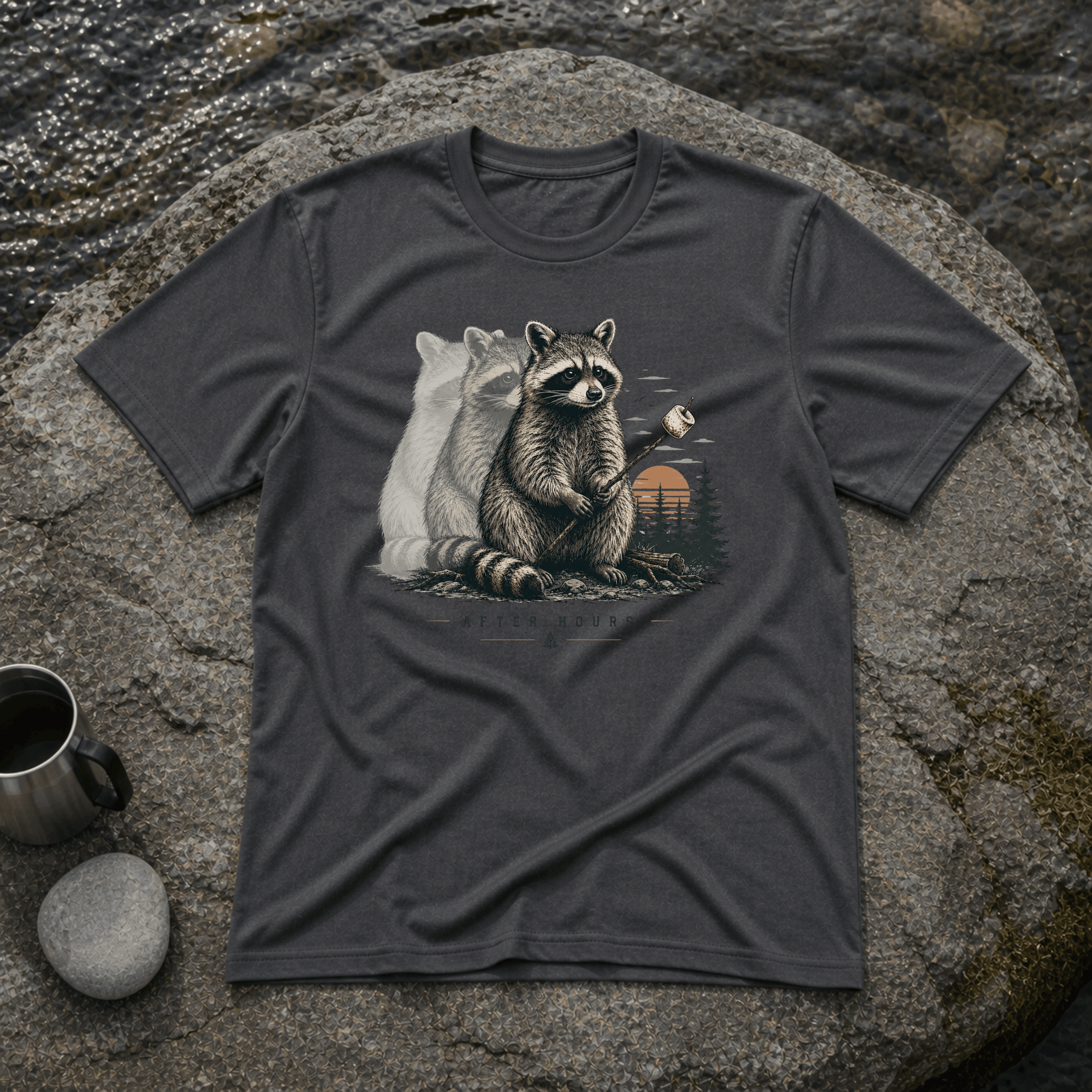 Fading Racoon T-Shirt