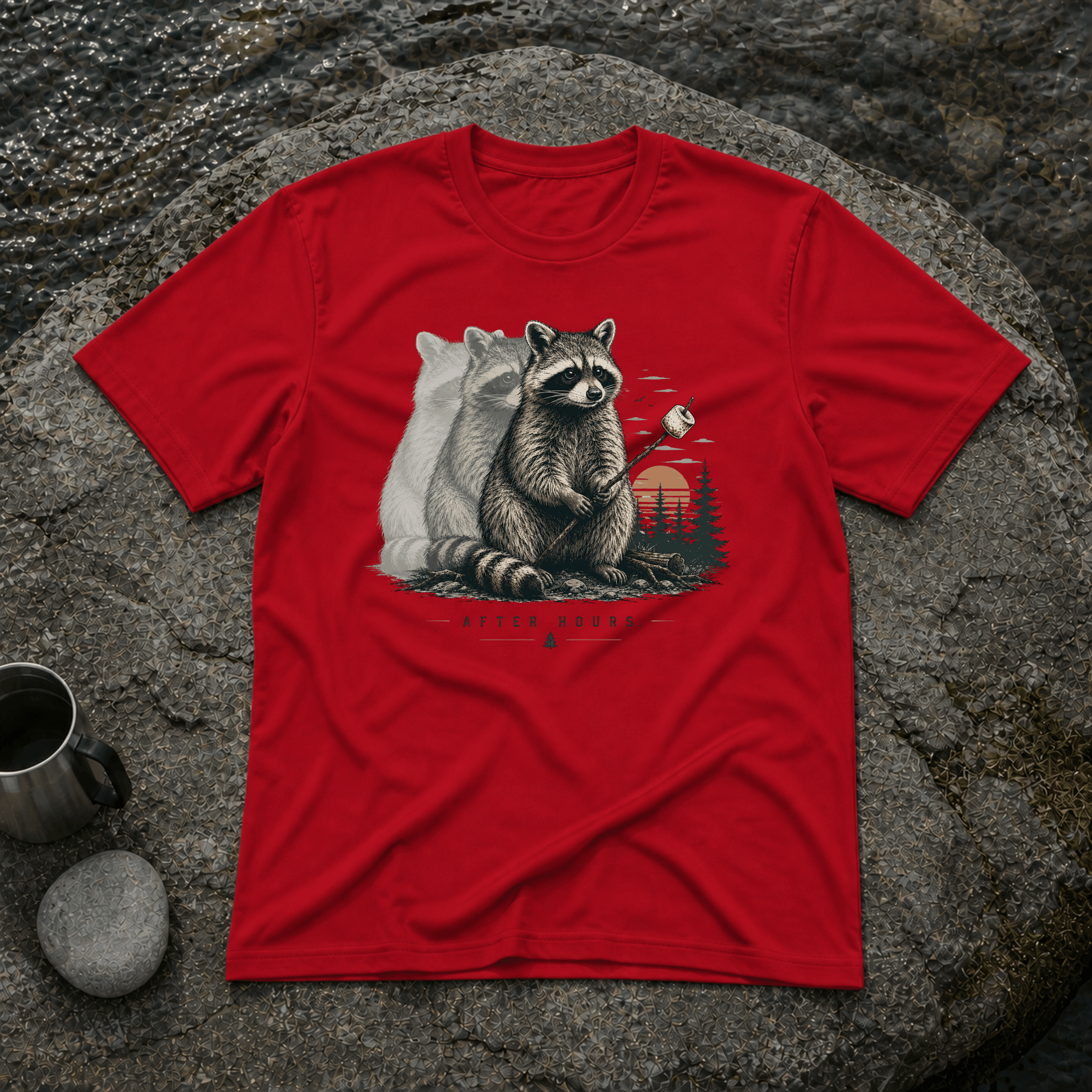 Fading Racoon T-Shirt