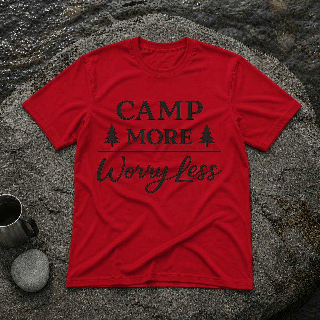 Camp More Worry Less T-Shirt