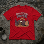 Emotional Support Log T-Shirt