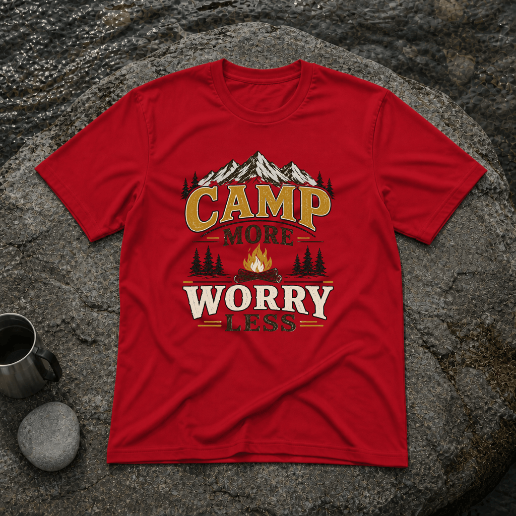 Camp More Worry Less T-Shirt
