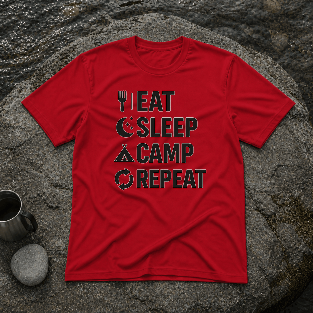 Eat Sleep Camp T-Shirt