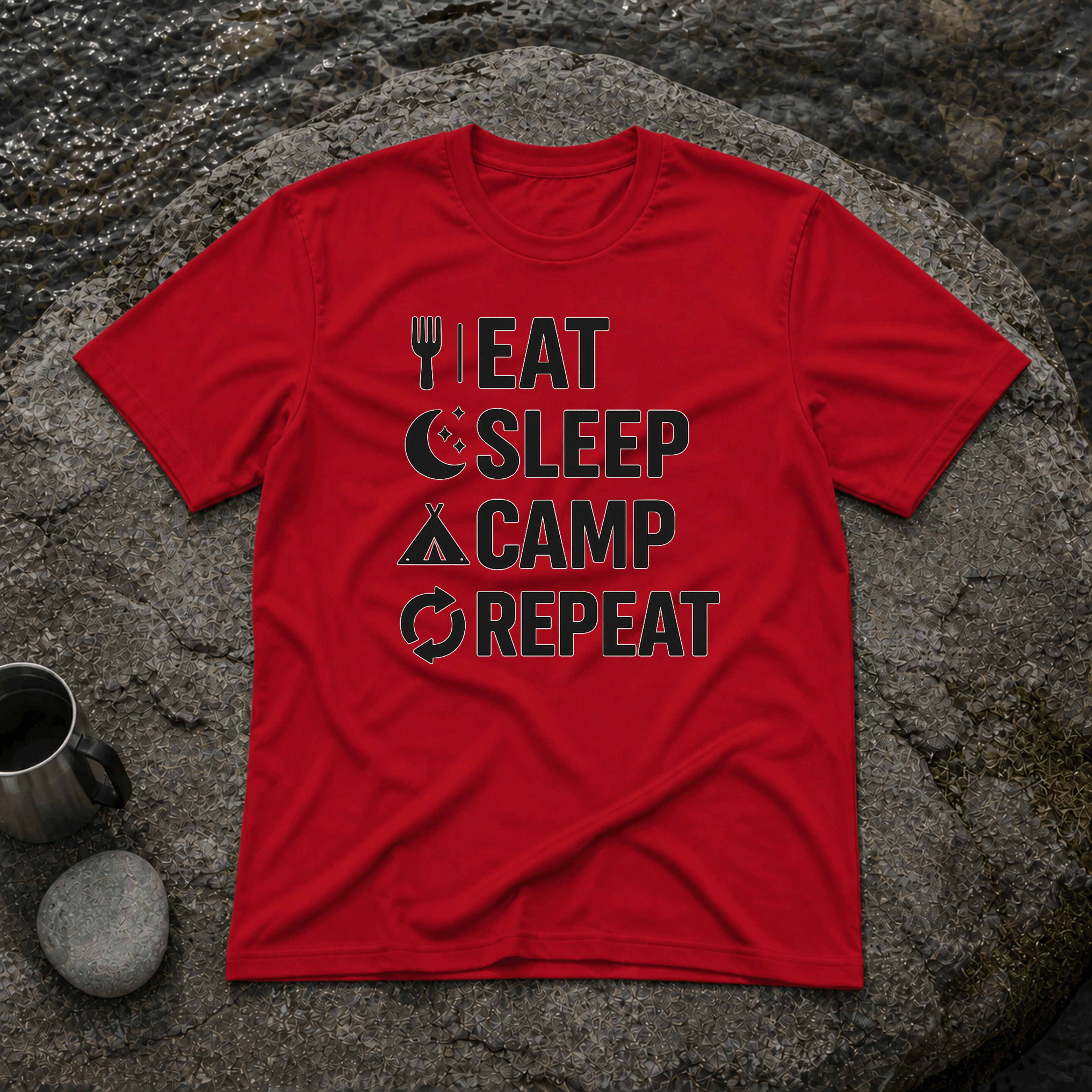 Eat Sleep Camp T-Shirt