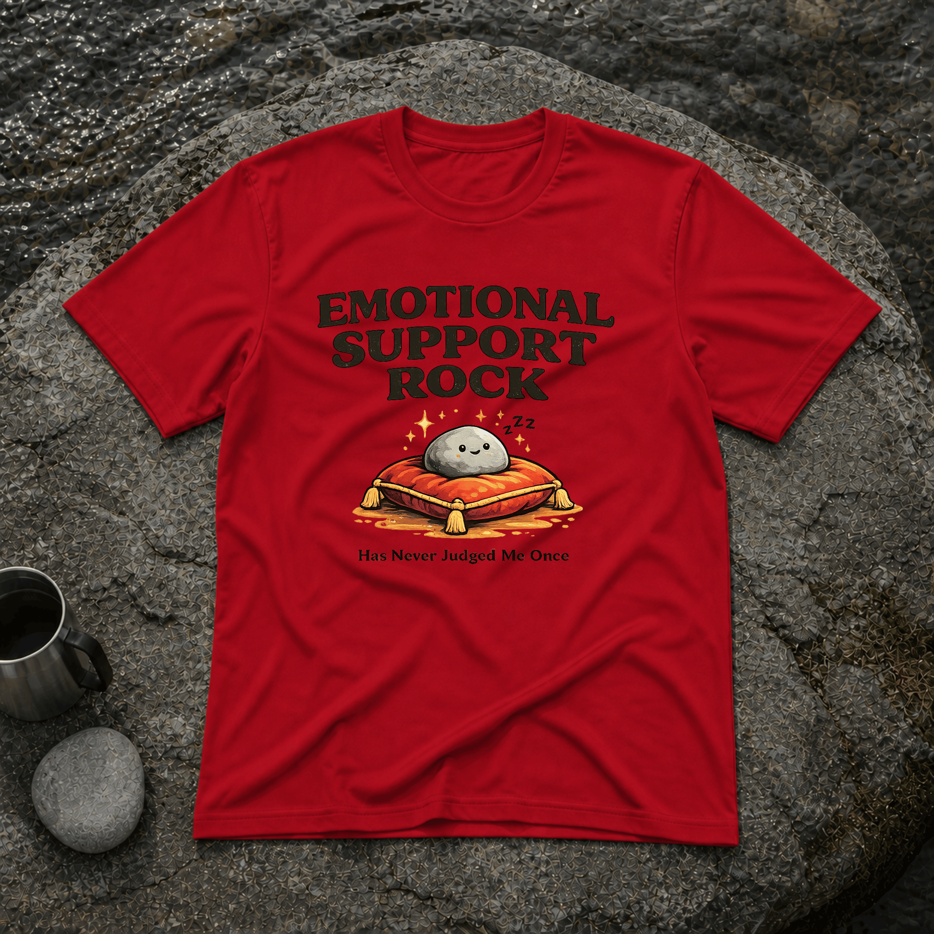 Emotional Support Rock T-Shirt