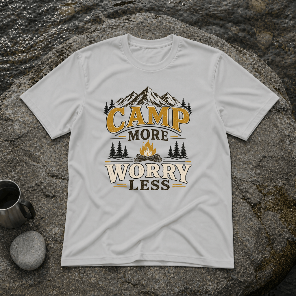 Camp More Worry Less T-Shirt