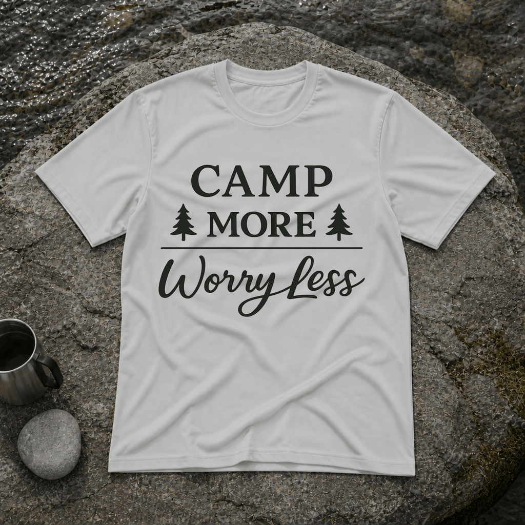 Camp More Worry Less T-Shirt