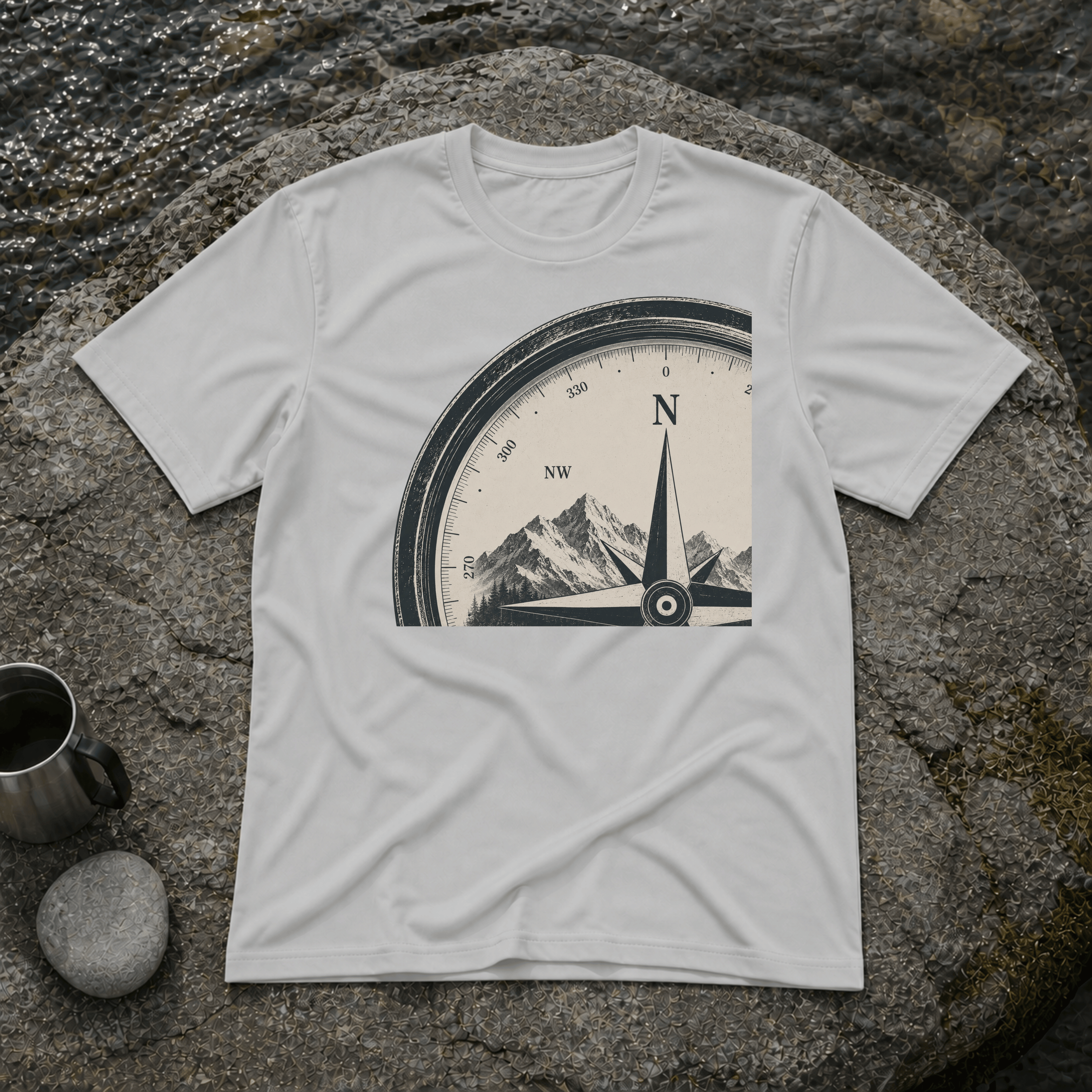 Compass Cropped T-Shirt