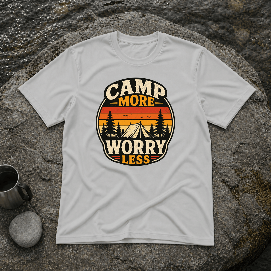 Camp More Worry Less T-Shirt