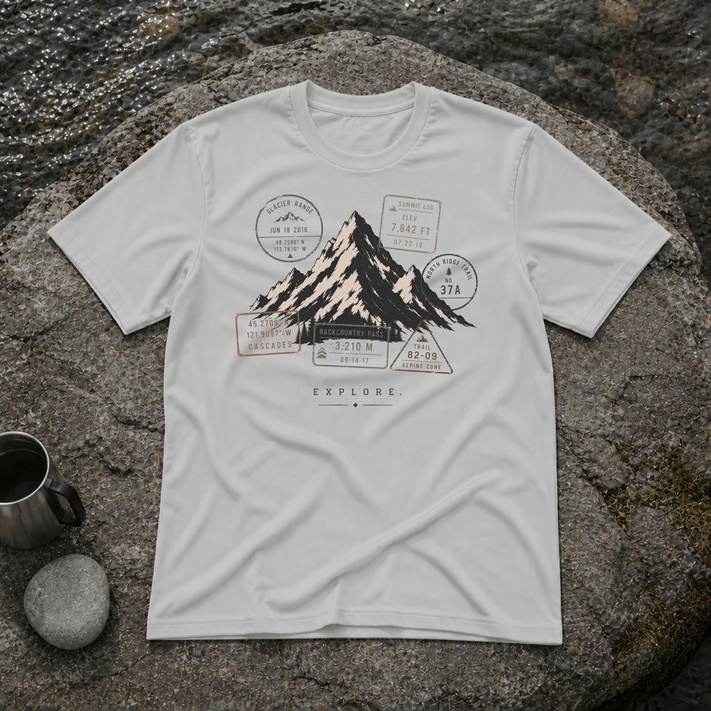 Explore Stamp Mountain T-Shirt
