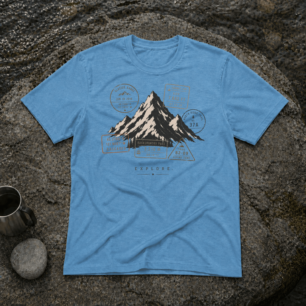 Explore Stamp Mountain T-Shirt