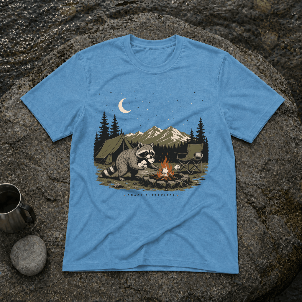 Snack Supervisor Racoon T-Shirt
