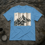 Folded Map Mountains T-Shirt