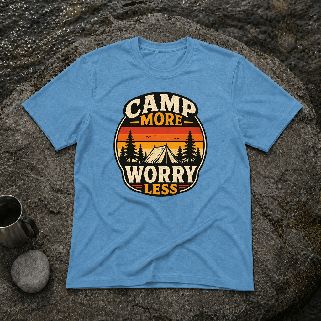 Camp More Worry Less T-Shirt