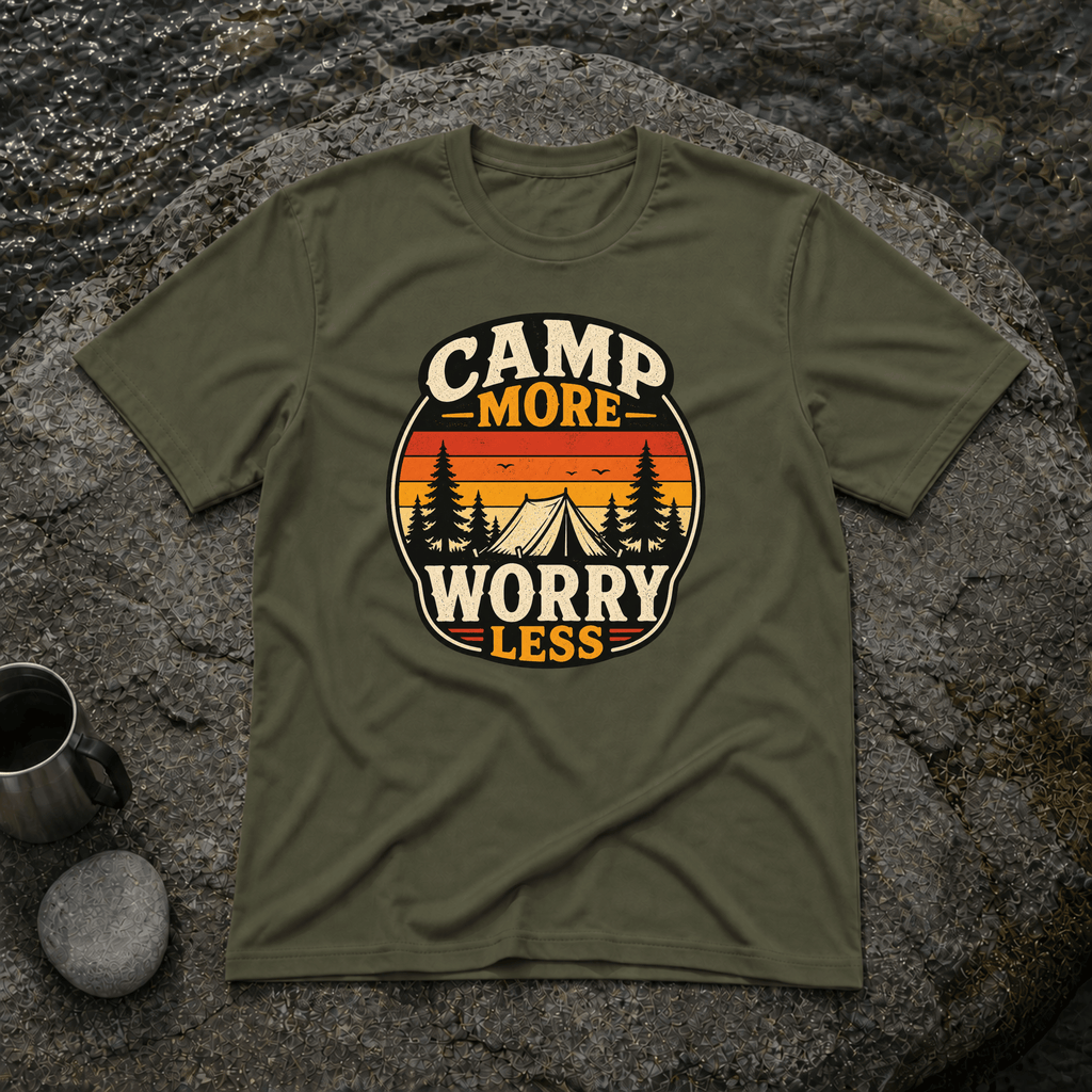 Camp More Worry Less T-Shirt