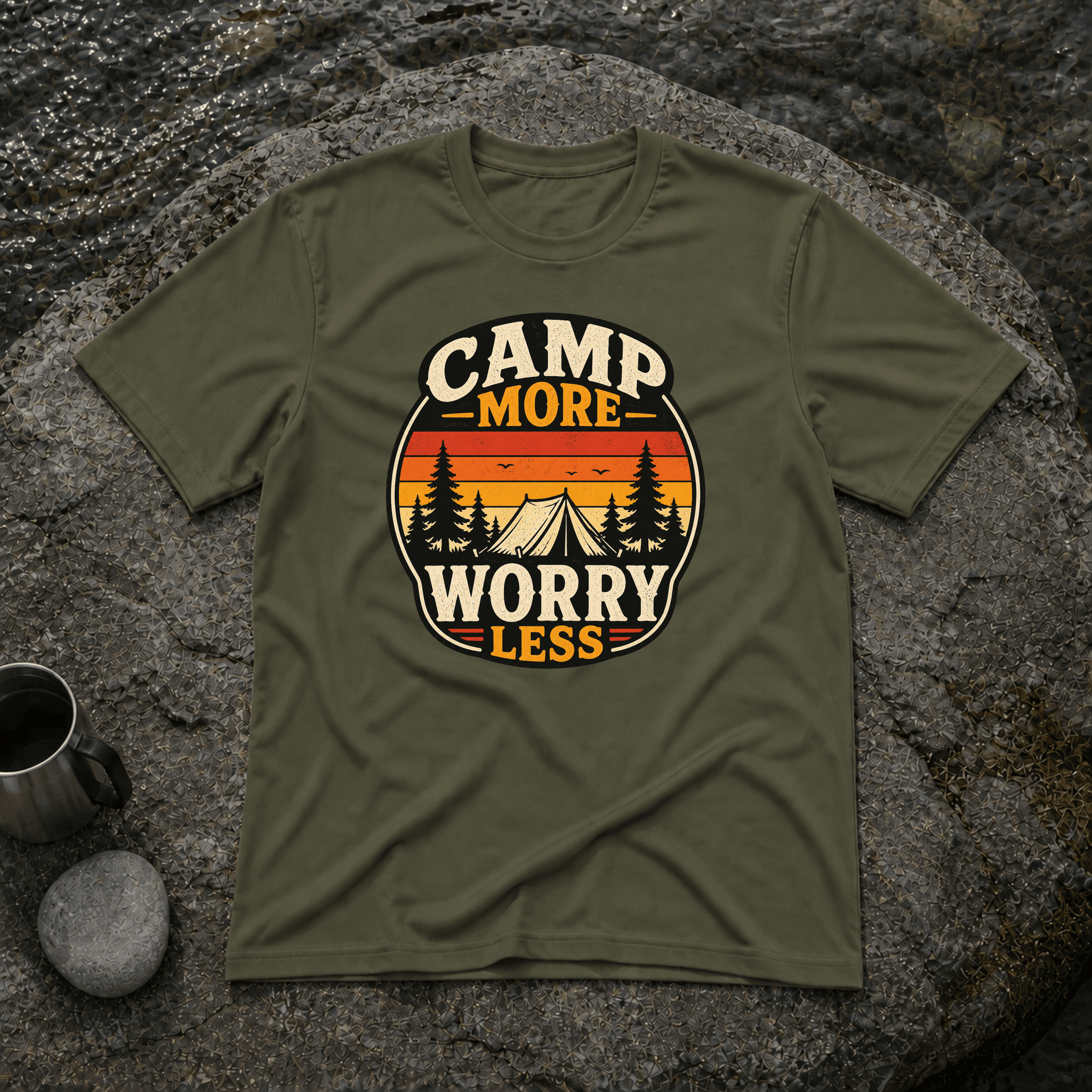 Camp More Worry Less T-Shirt