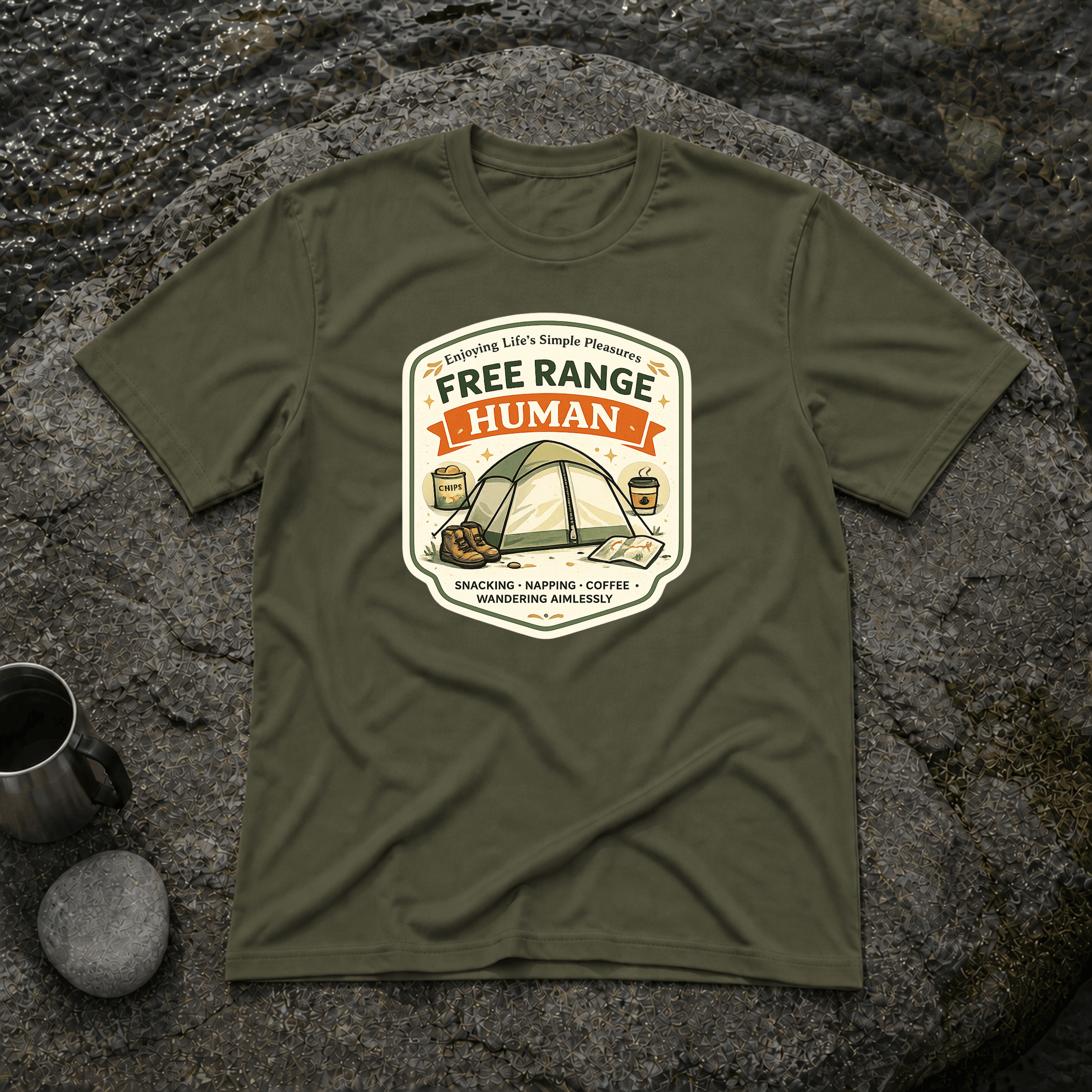 Free Range Human T-Shirt