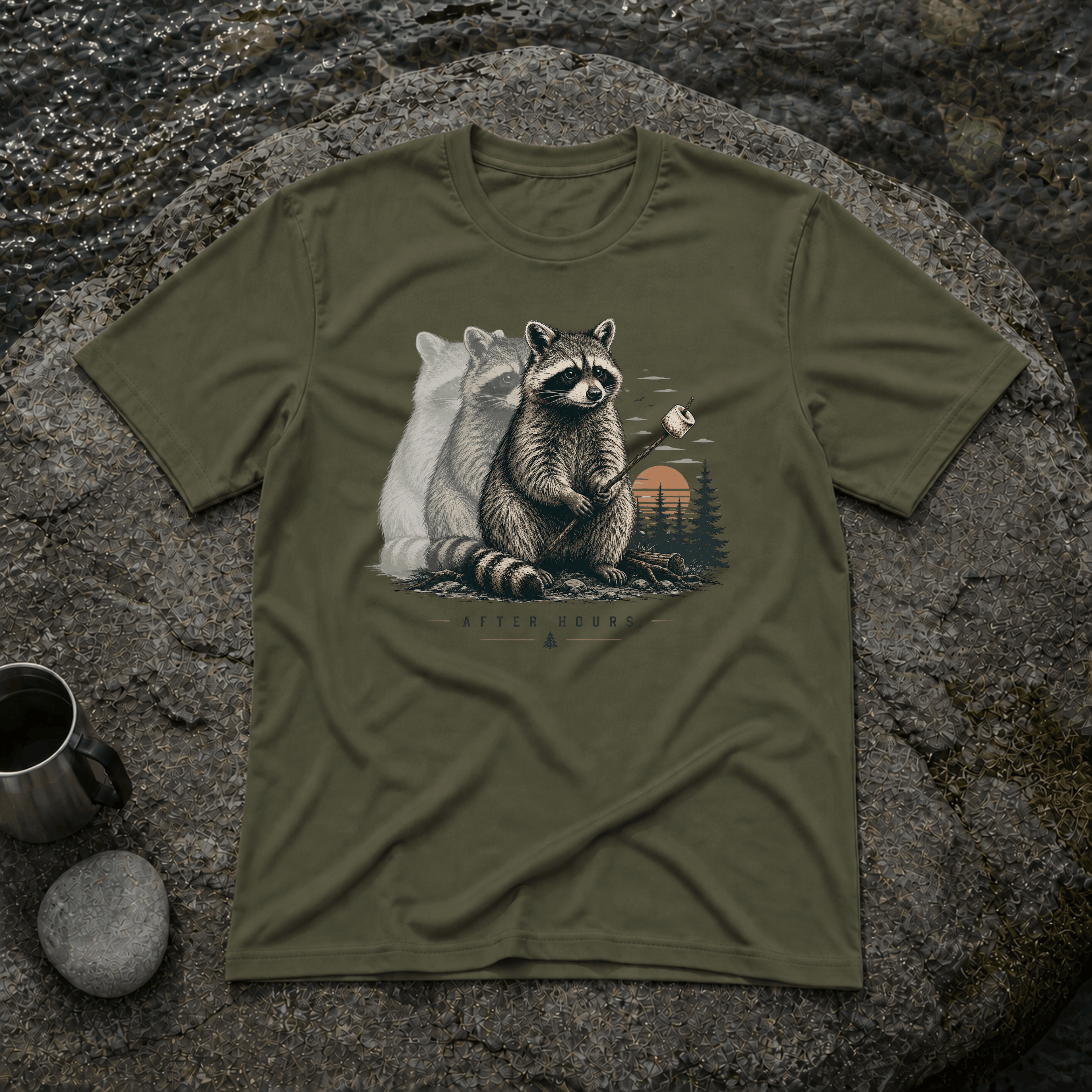 Fading Racoon T-Shirt