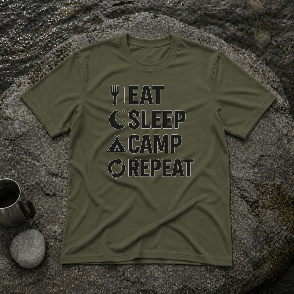 Eat Sleep Camp T-Shirt