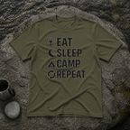 Eat Sleep Camp T-Shirt